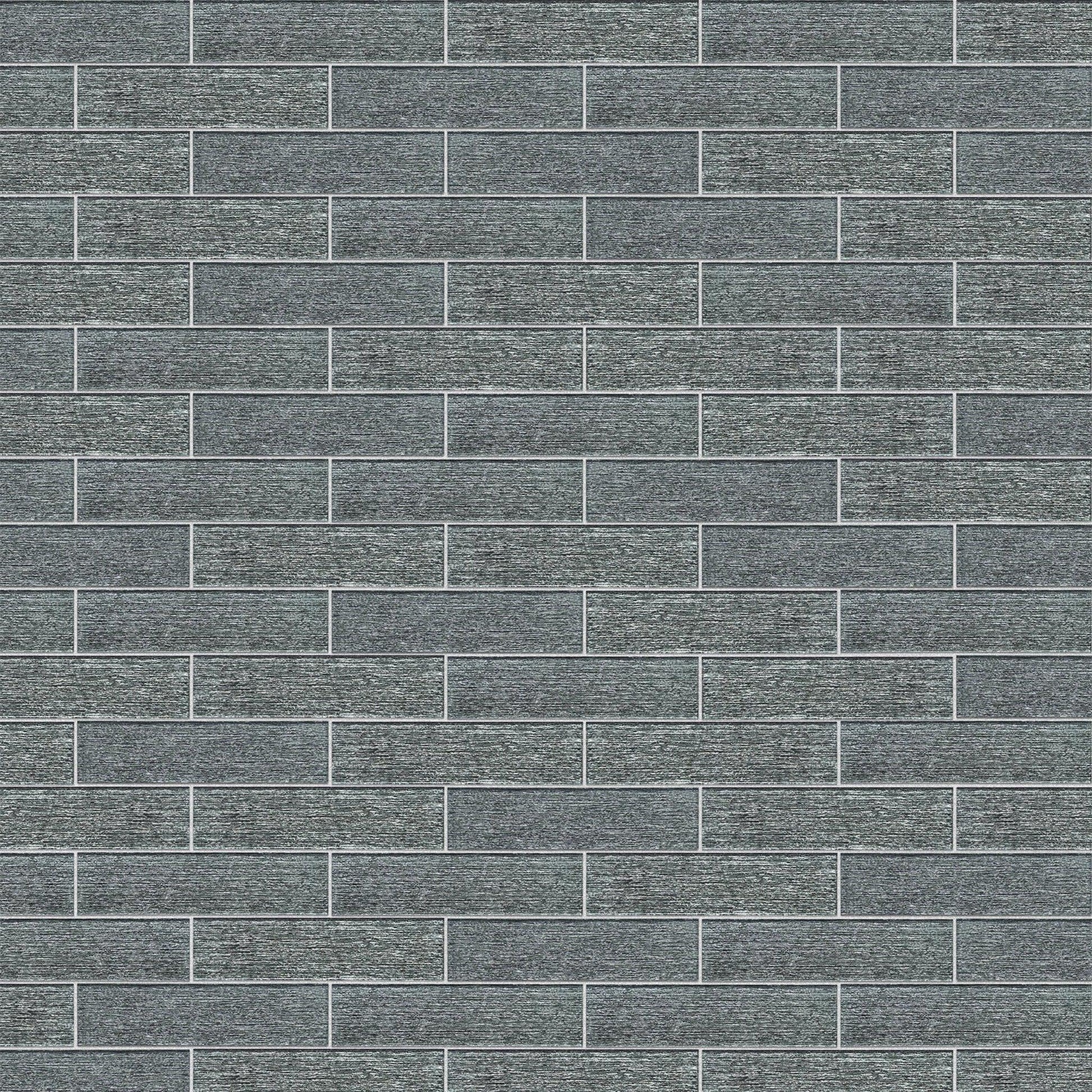 Altair Sonnagh 40 pcs. Rectangle Black Glass Mosaic Wall Tile