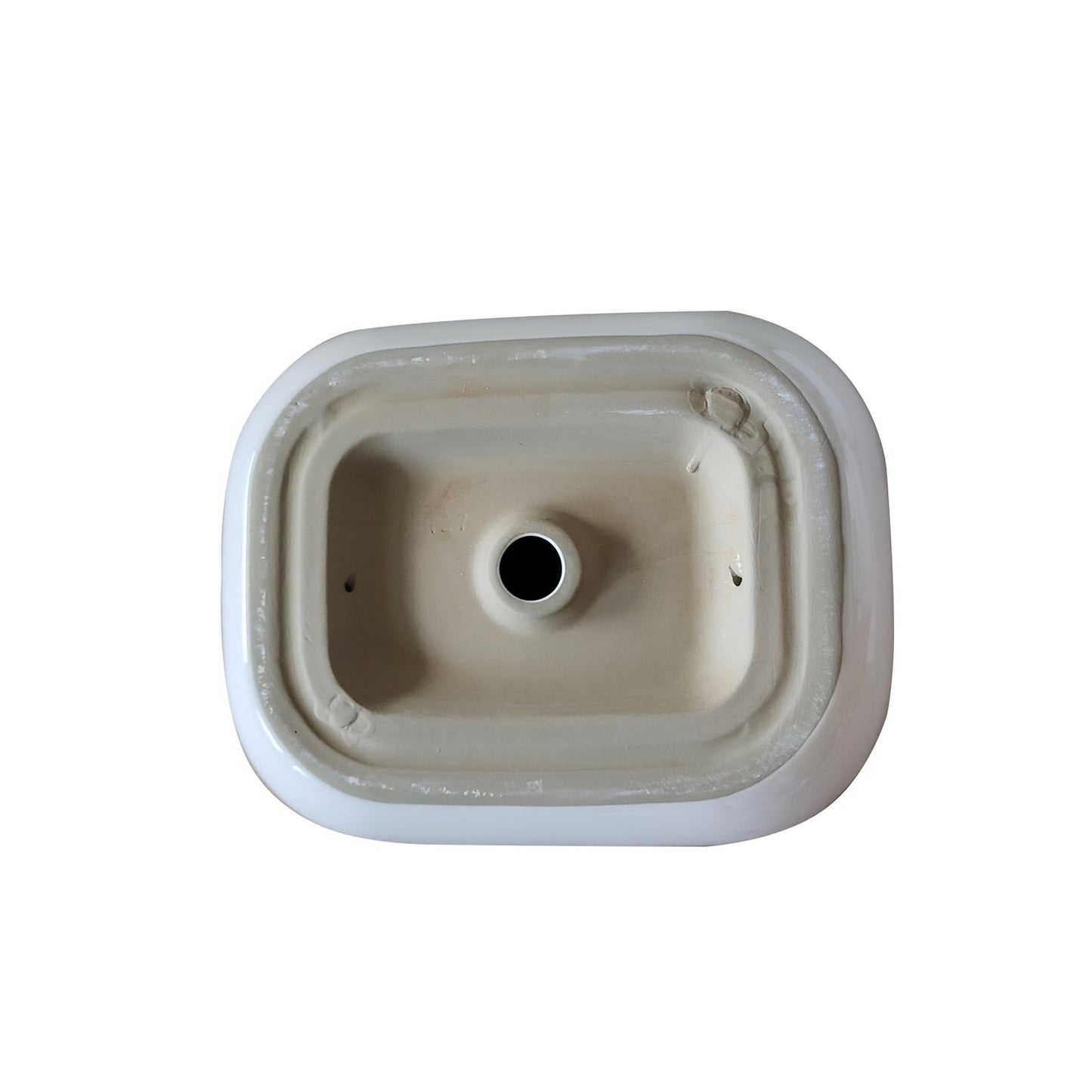 Altair Tahoe 20" Oval White Ceramic Bathroom Vanity Vessel Sink