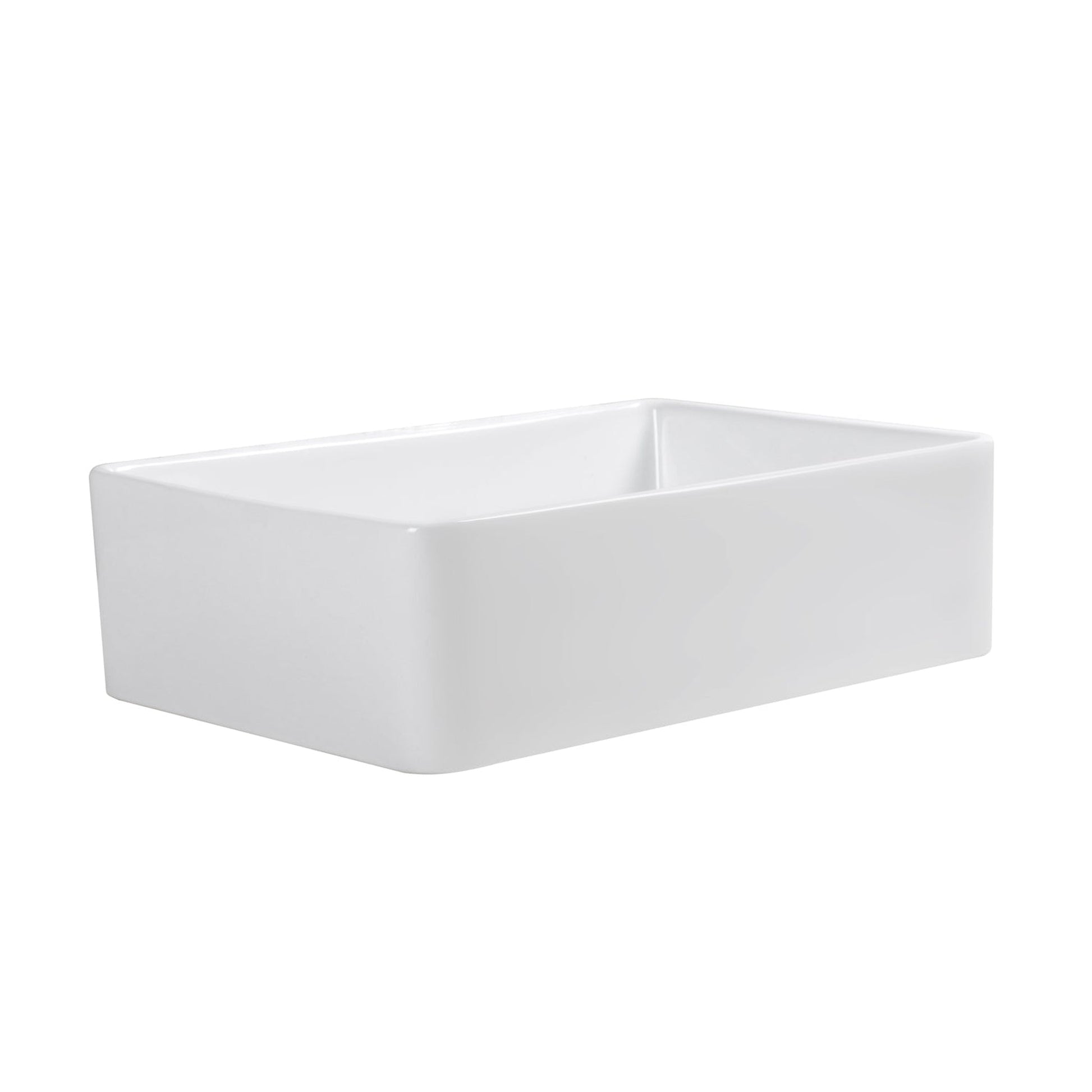 Altair Treviso 30" Rectangular White Ceramic Farmhouse Sink