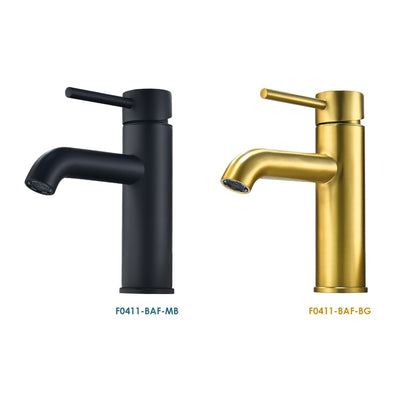 Altair Tubize Brushed Gold Single-Handle Single-Hole Sink Faucet