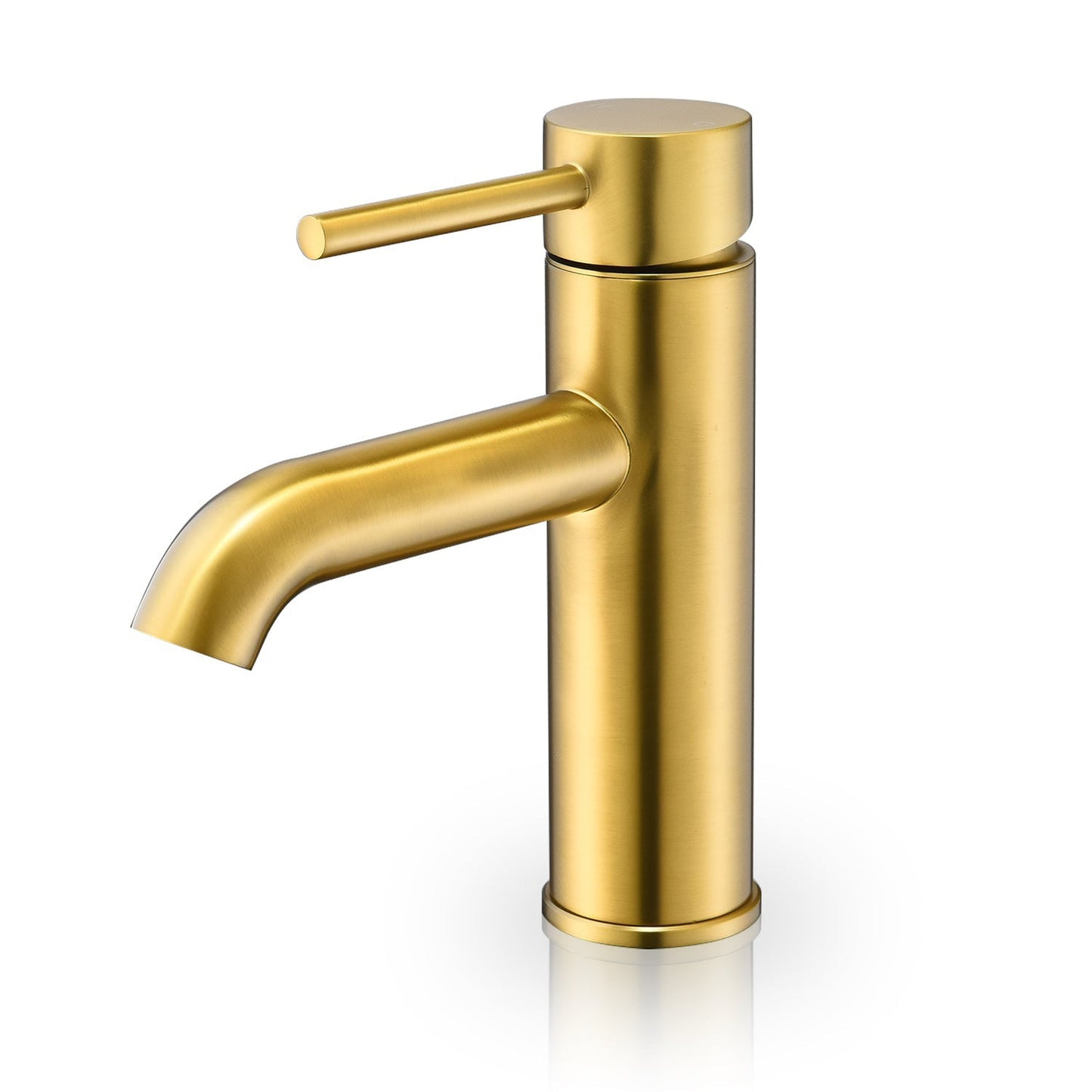 Altair Tubize Brushed Gold Single-Handle Single-Hole Sink Faucet