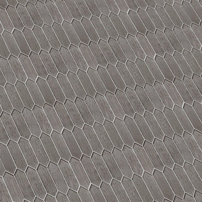 Altair Windey 11 pcs. Hexagon Brown Glass Mosaic Wall Tile