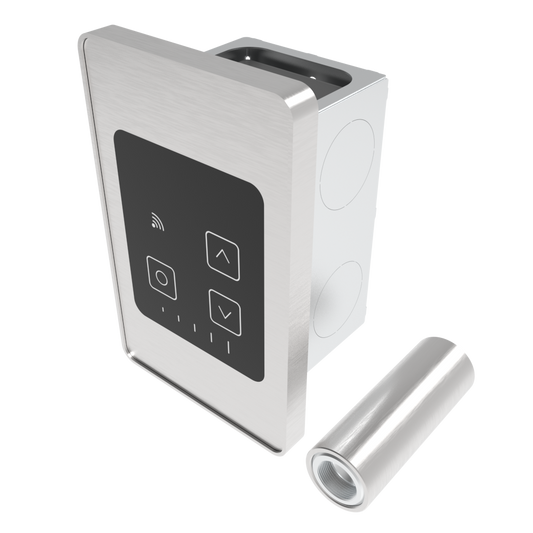 Amba ATW-TDHCR Brushed Stainless Steel Remotely Wired Touch Digital Heat Controller