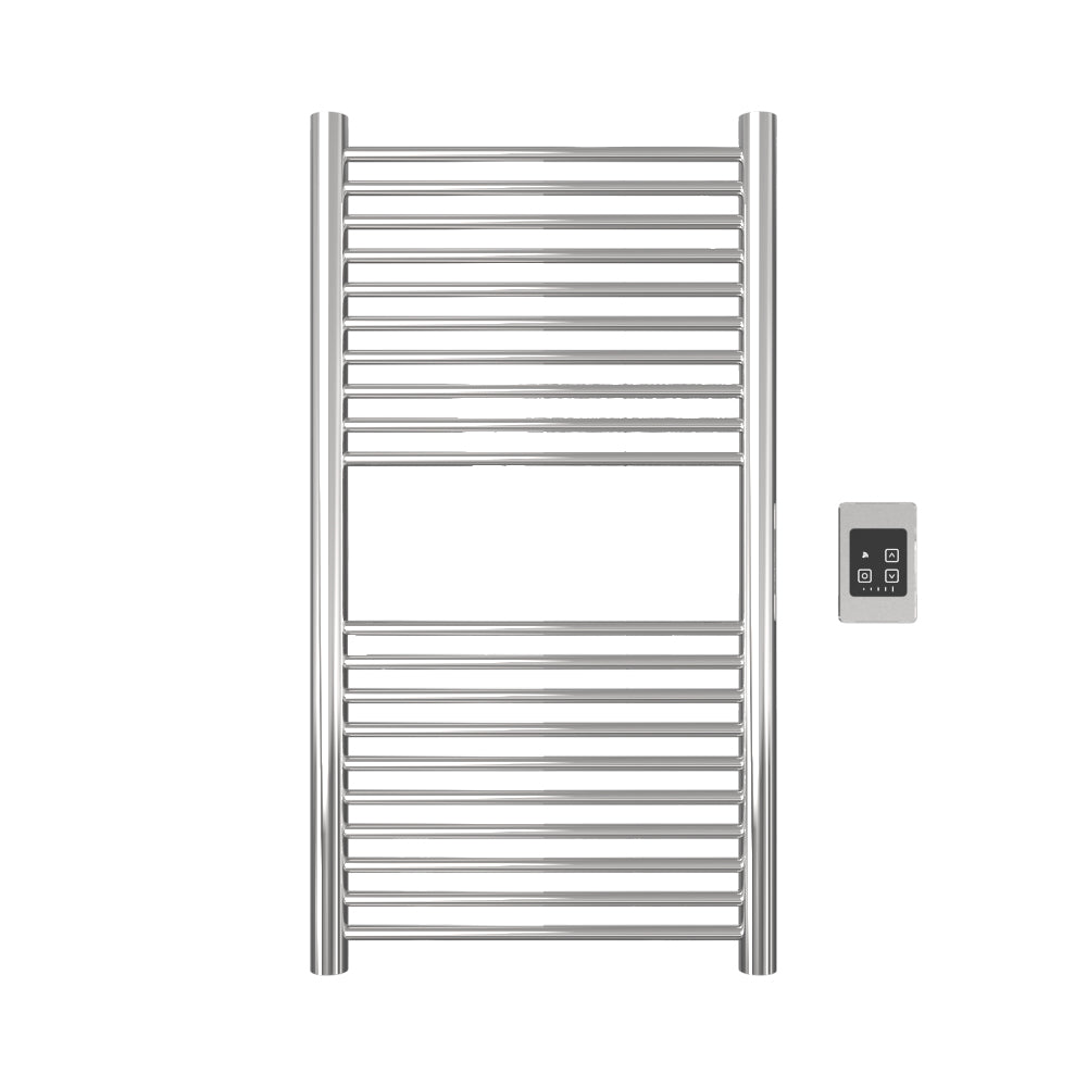 Amba Antus A2036 20-Bar Polished Stainless Steel Hardwired Towel Warmer