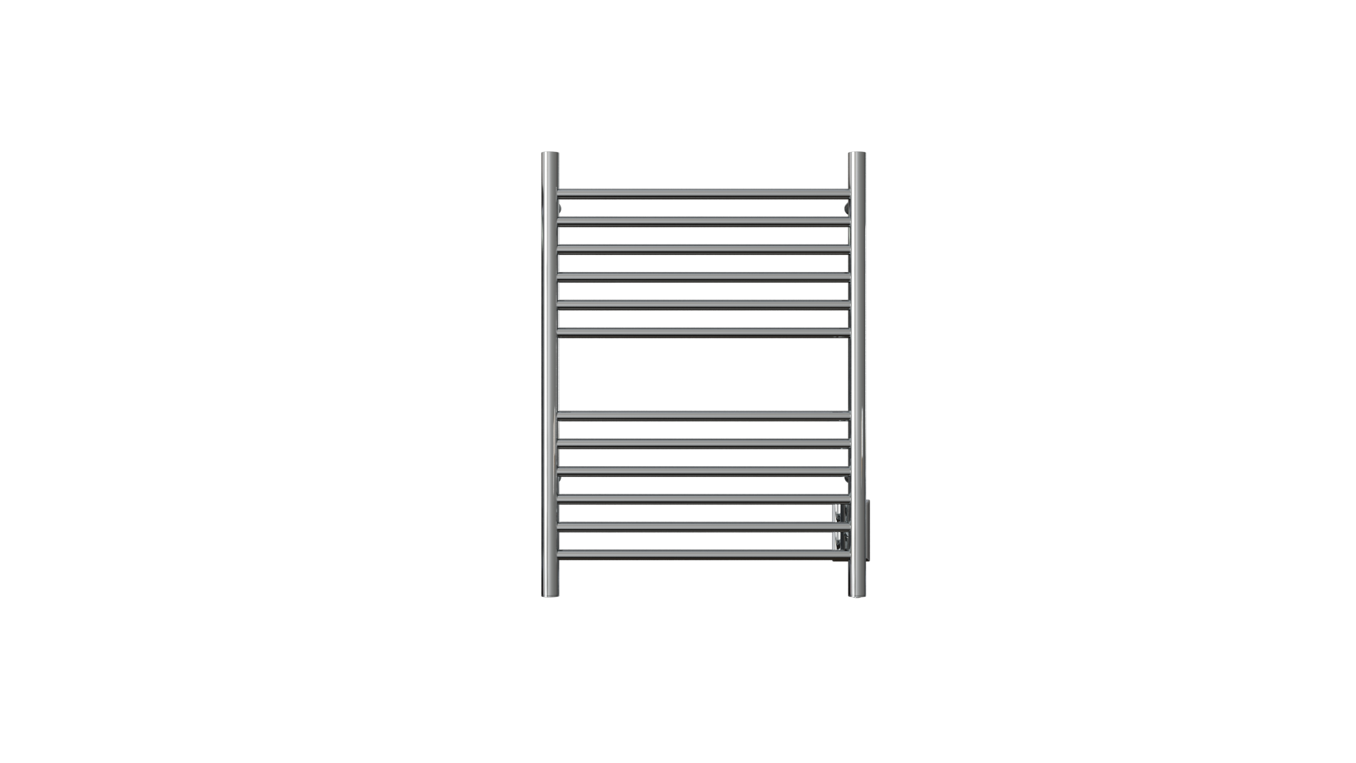 Amba Cape 2332 12-Straight Bar Hardwired Polished Stainless Steel Towel Warmer