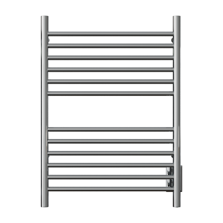 Amba Cape 2332 12-Straight Bar Hardwired Polished Stainless Steel Towel Warmer