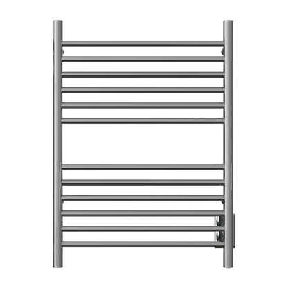 Amba Cape 2332 12-Straight Bar Hardwired Polished Stainless Steel Towel Warmer