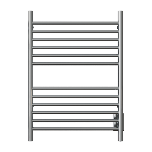 Amba Cape 2332 12-Straight Bar Hardwired Polished Stainless Steel Towel Warmer