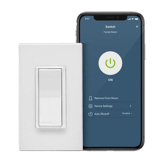 Amba Hardwired Wi-Fi Enabled Smart Timer White