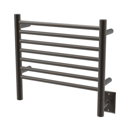 Amba Jeeves H Straight 7-Bar Oil Rubbed Bronze Finish Hardwired Towel Warmer