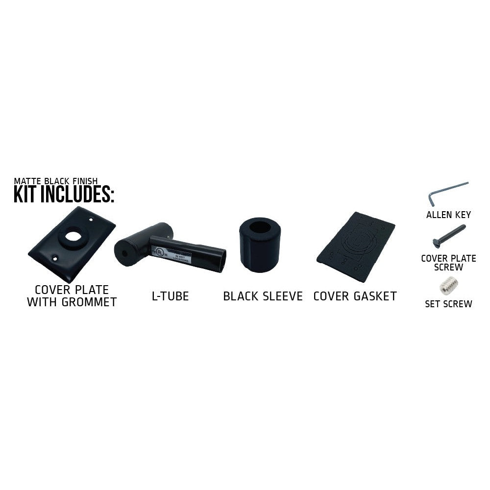 Amba Jeeves Wet-Rated Matte Black Upgrade Kit