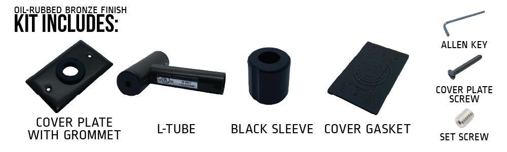 Amba Jeeves Wet-Rated Oil Rubbed Bronze Upgrade Kit