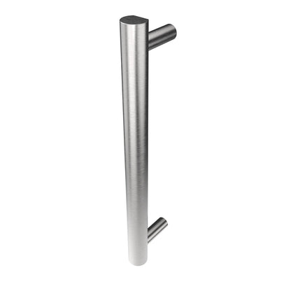 Amba Modello I Round 20" Hardwired Single Bar Brushed Stainless Steel Towel Warmer