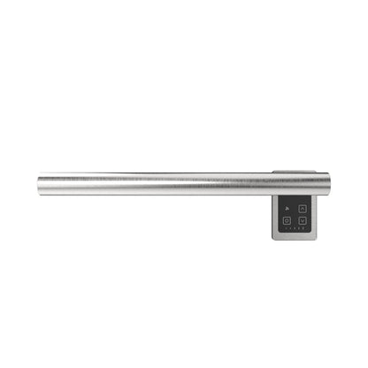 Amba Modello I Round 20" Hardwired Single Bar Brushed Stainless Steel Towel Warmer