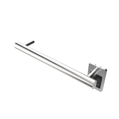 Amba Modello I Round 20" Hardwired Single Bar Brushed Stainless Steel Towel Warmer