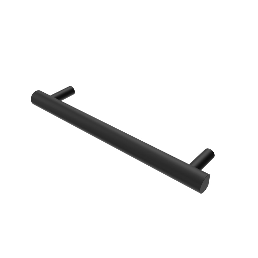 Amba Modello I Round 20" Hardwired Single Bar Matte Black Towel Warmer