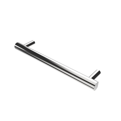 Amba Modello I Round 20" Hardwired Single Bar Polished Stainless Steel Towel Warmer