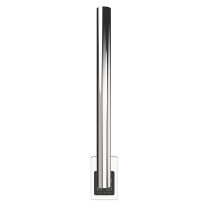 Amba Modello I Round 20" Hardwired Single Bar Polished Stainless Steel Towel Warmer