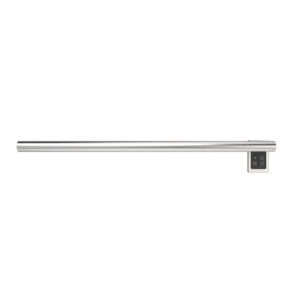 Amba Modello I Round 40" Hardwired Single Bar Brushed Stainless Steel Towel Warmer