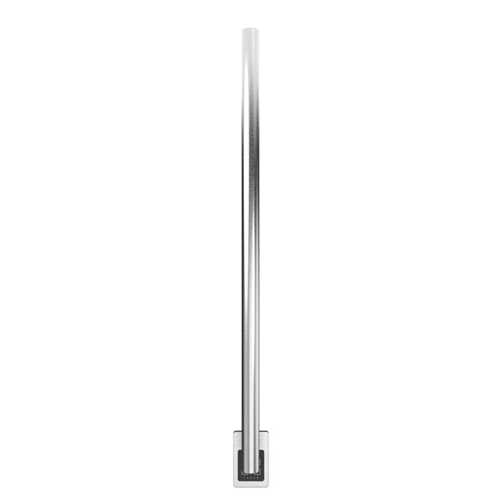 Amba Modello I Round 40" Hardwired Single Bar Brushed Stainless Steel Towel Warmer