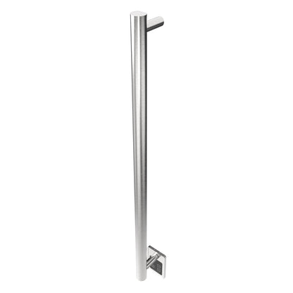 Amba Modello I Round 40" Hardwired Single Bar Brushed Stainless Steel Towel Warmer