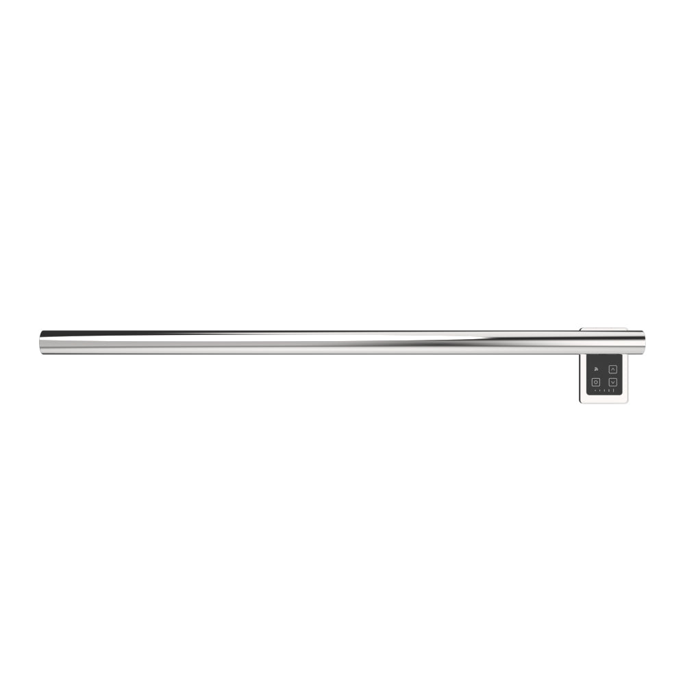 Amba Modello I Round 40" Hardwired Single Bar Polished Stainless Steel Towel Warmer