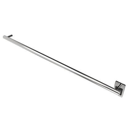 Amba Modello I Round 59" Hardwired Single Bar Polished Stainless Steel Towel Warmer