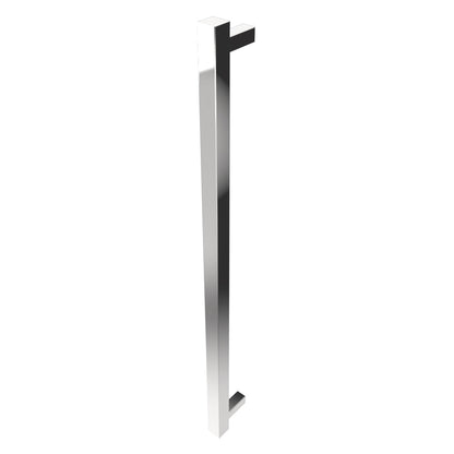 Amba Modello I Square 40" Hardwired Single Bar Polished Stainless Steel Towel Warmer