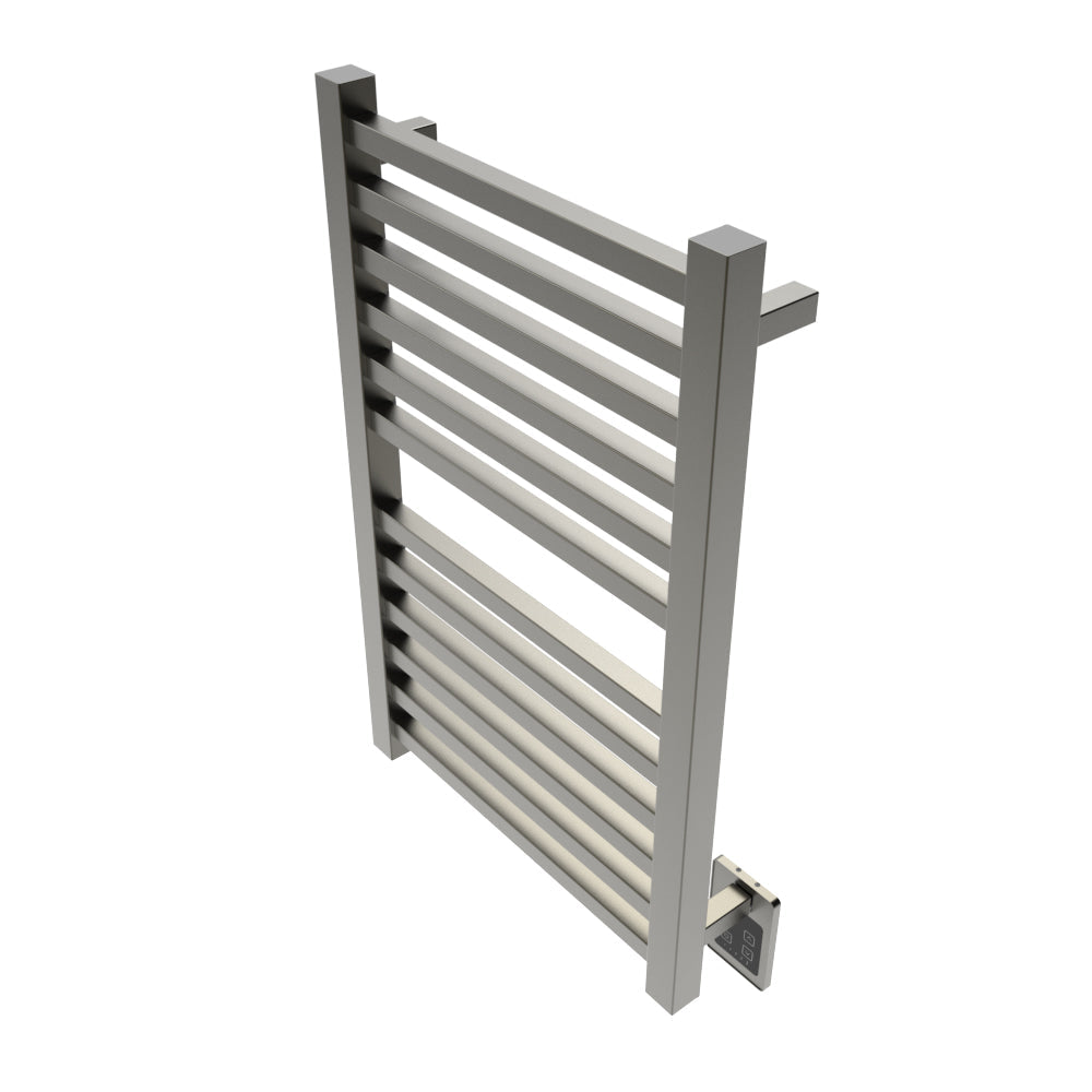 Amba Quadro Q2132 12-Bar Brushed Bronze Hardwired Towel Warmer