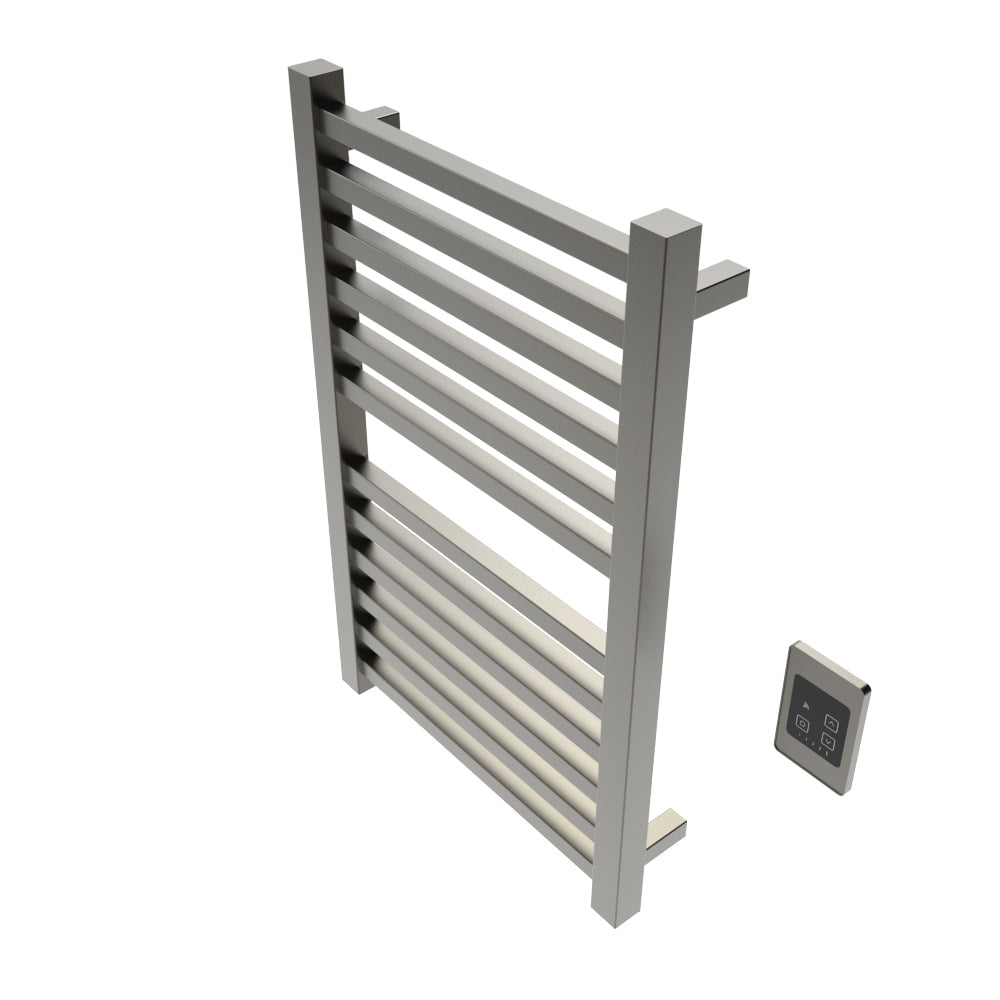 Amba Quadro Q2132 12-Bar Brushed Bronze Hardwired Towel Warmer