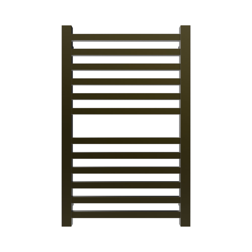 Amba Quadro Q2132 12-Bar Brushed Bronze Hardwired Towel Warmer