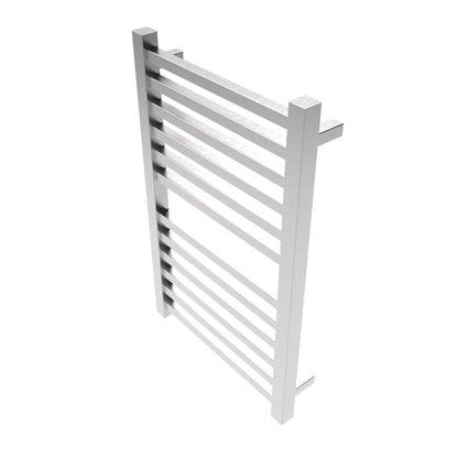 Amba Quadro Q2132 12-Bar Brushed Stainless Steel Hardwired Towel Warmer