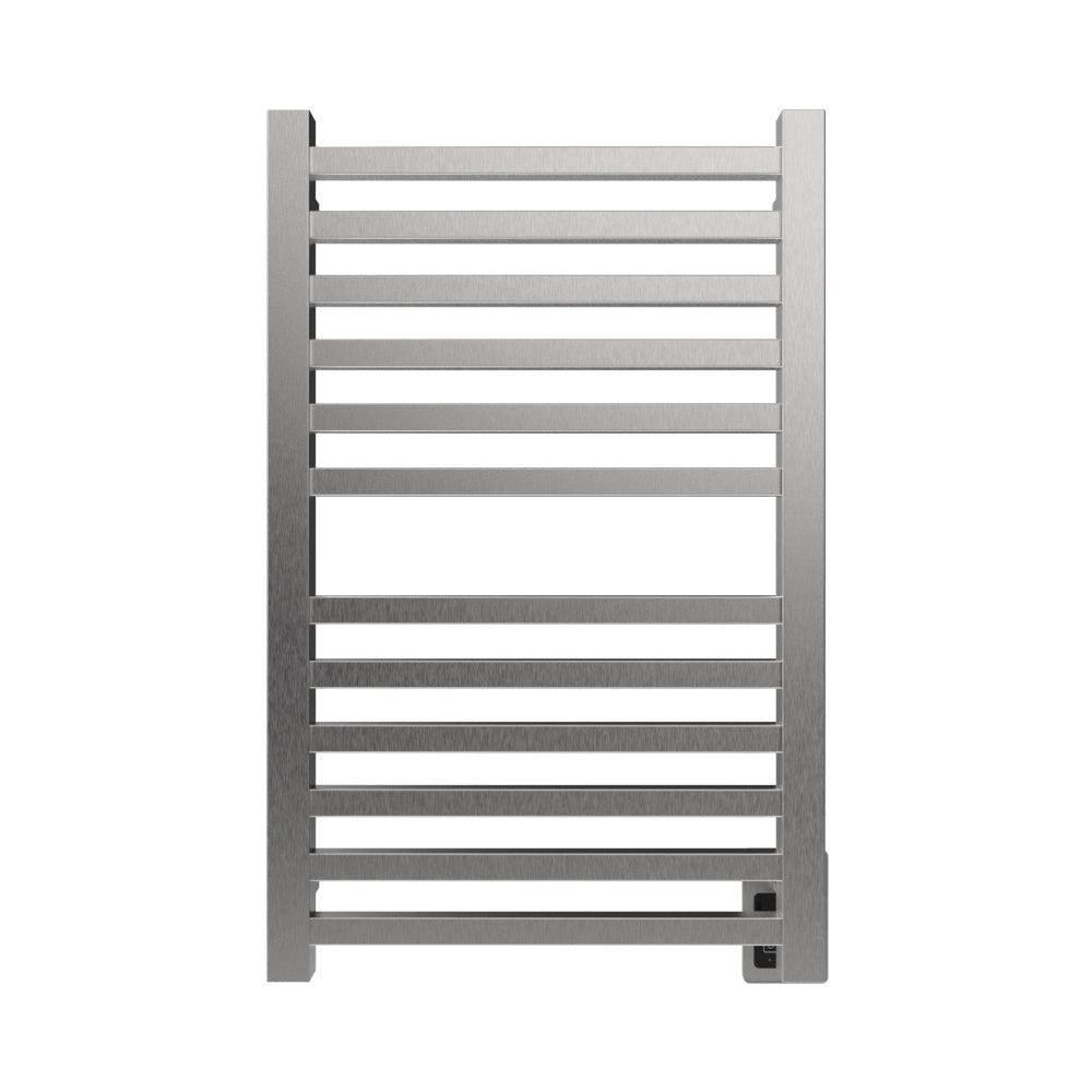 Amba Quadro Q2132 12-Bar Brushed Stainless Steel Hardwired Towel Warmer