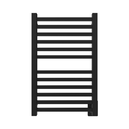 Amba Quadro Q2132 12-Bar Matte Black Hardwired Towel Warmer