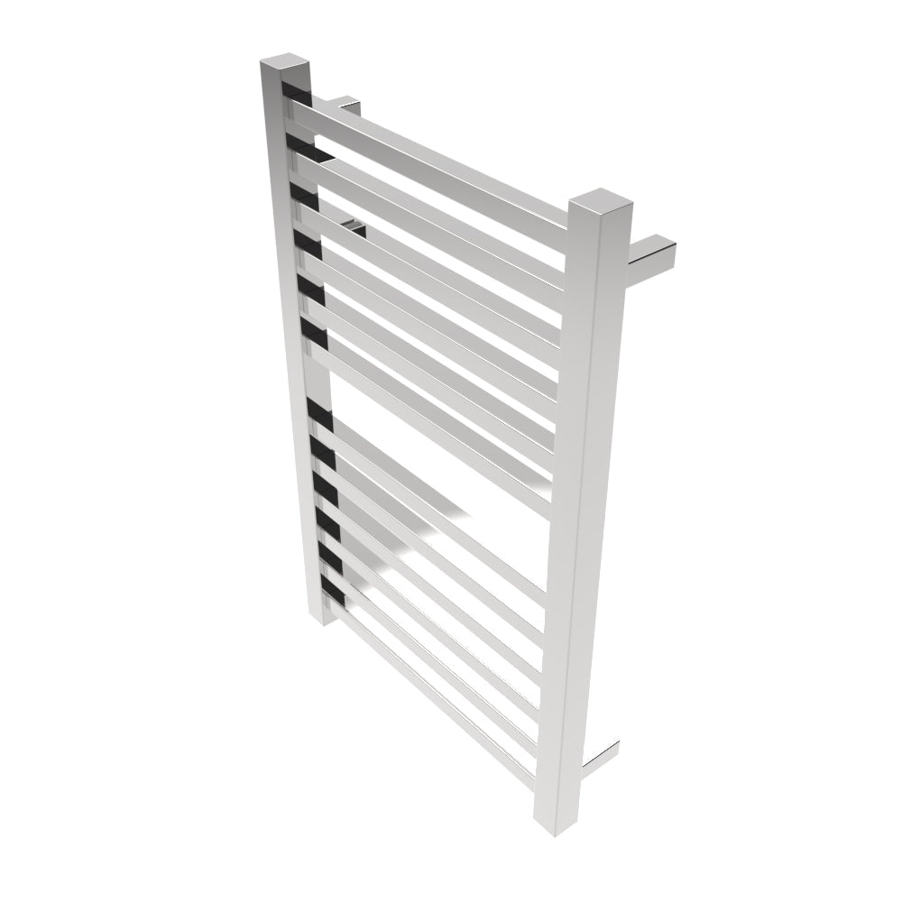 Amba Quadro Q2132 12-Bar Polished Stainless Steel Hardwired Towel Warmer