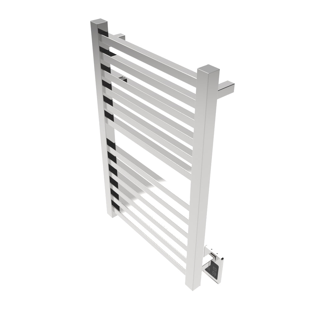 Amba Quadro Q2132 12-Bar Polished Stainless Steel Hardwired Towel Warmer