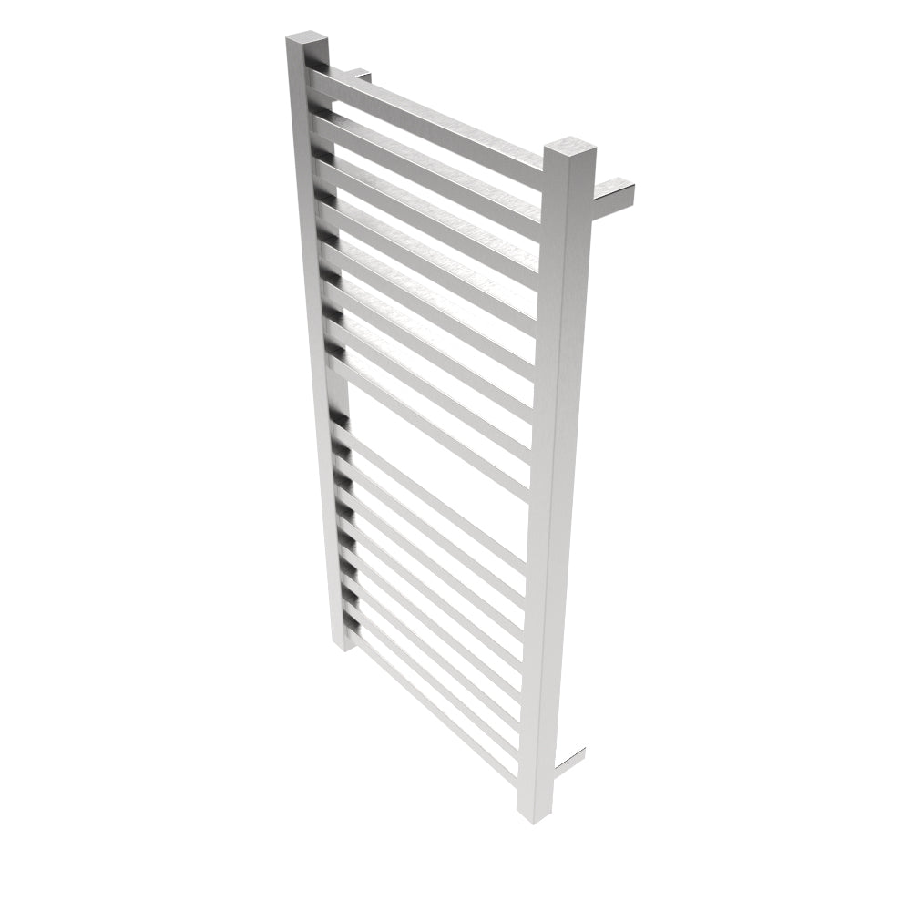 Amba Quadro Q2142 16-Bar Brushed Stainless Steel Hardwired Towel Warmer