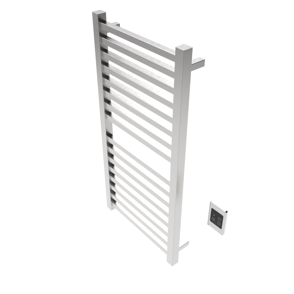 Amba Quadro Q2142 16-Bar Brushed Stainless Steel Hardwired Towel Warmer