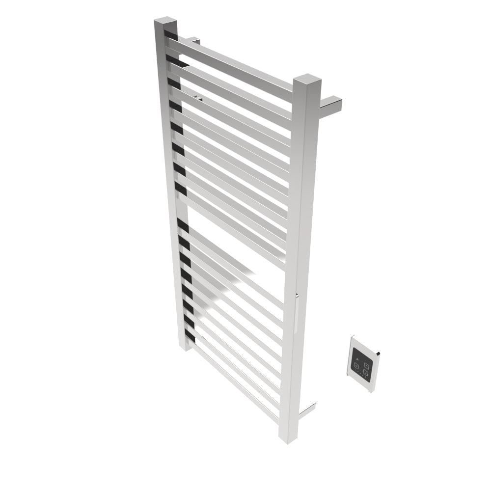 Amba Quadro Q2142 16-Bar Polished Stainless Steel Hardwired Towel Warmer