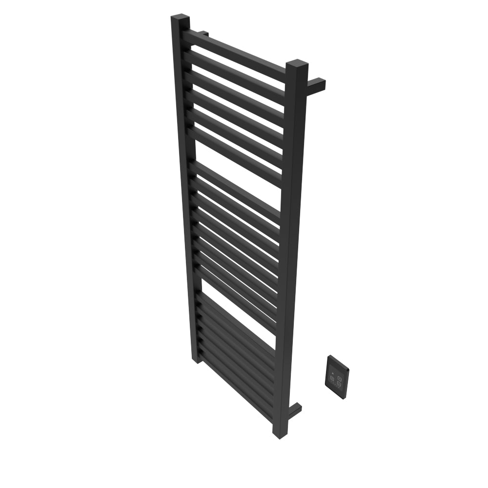 Amba Quadro Q2154 20-Bar Matte Black Hardwired Towel Warmer