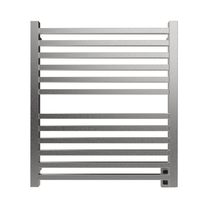 Amba Quadro Q2932 12-Bar Brushed Stainless Steel Hardwired Towel Warmer