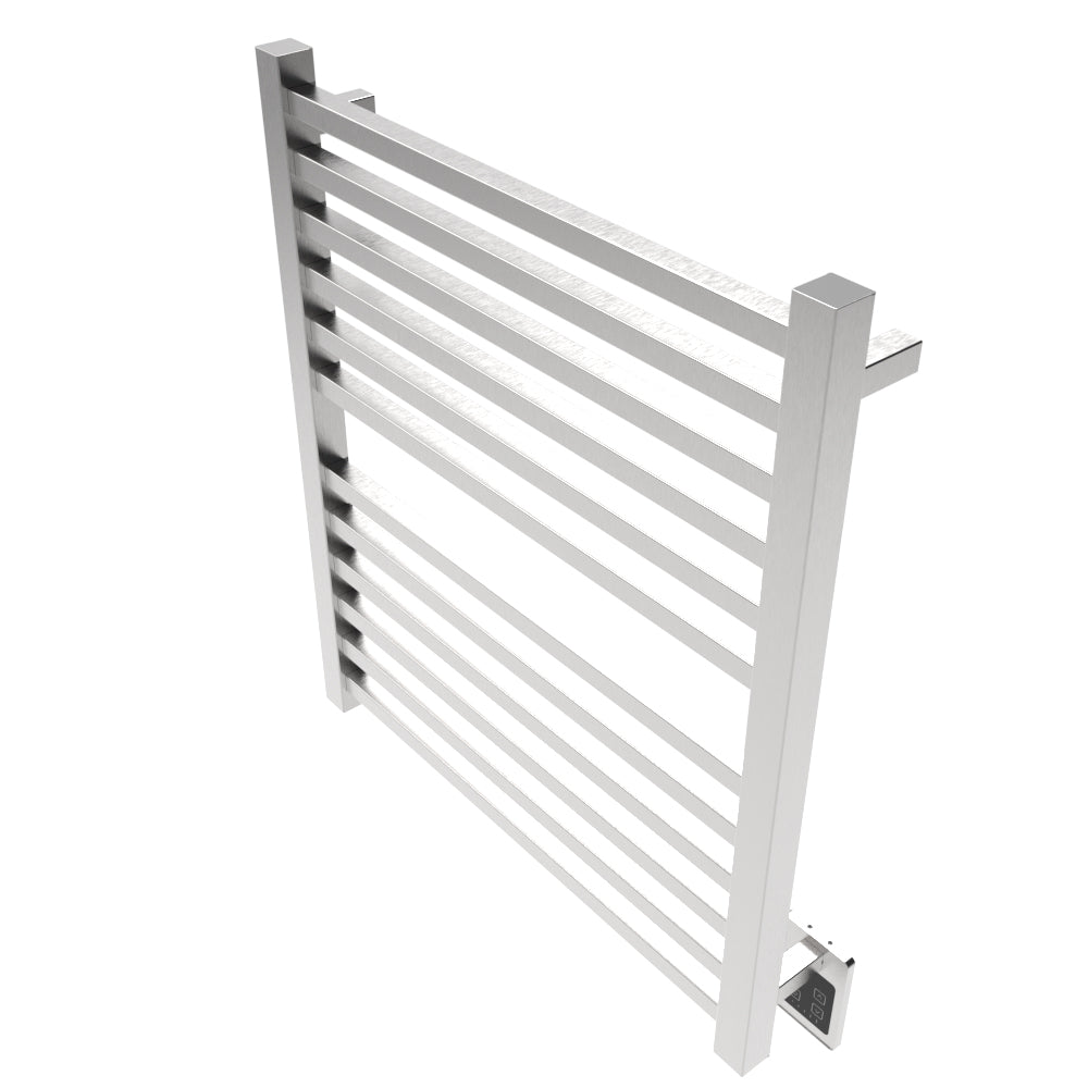 Amba Quadro Q2932 12-Bar Brushed Stainless Steel Hardwired Towel Warmer