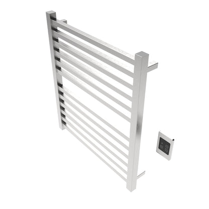 Amba Quadro Q2932 12-Bar Brushed Stainless Steel Hardwired Towel Warmer