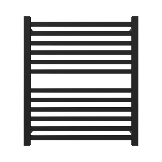 Amba Quadro Q2932 12-Bar Matte Black Hardwired Towel Warmer