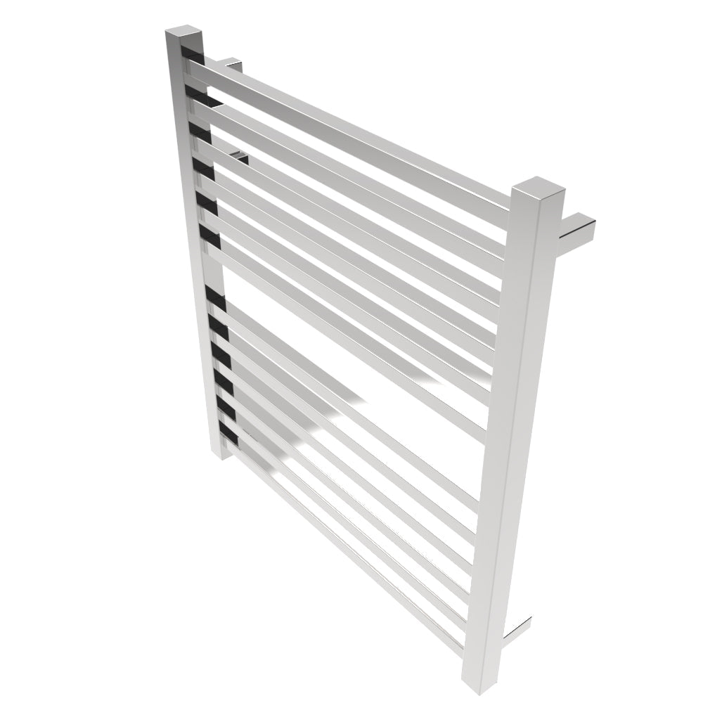 Amba Quadro Q2932 12-Bar Polished Stainless Steel Hardwired Towel Warmer