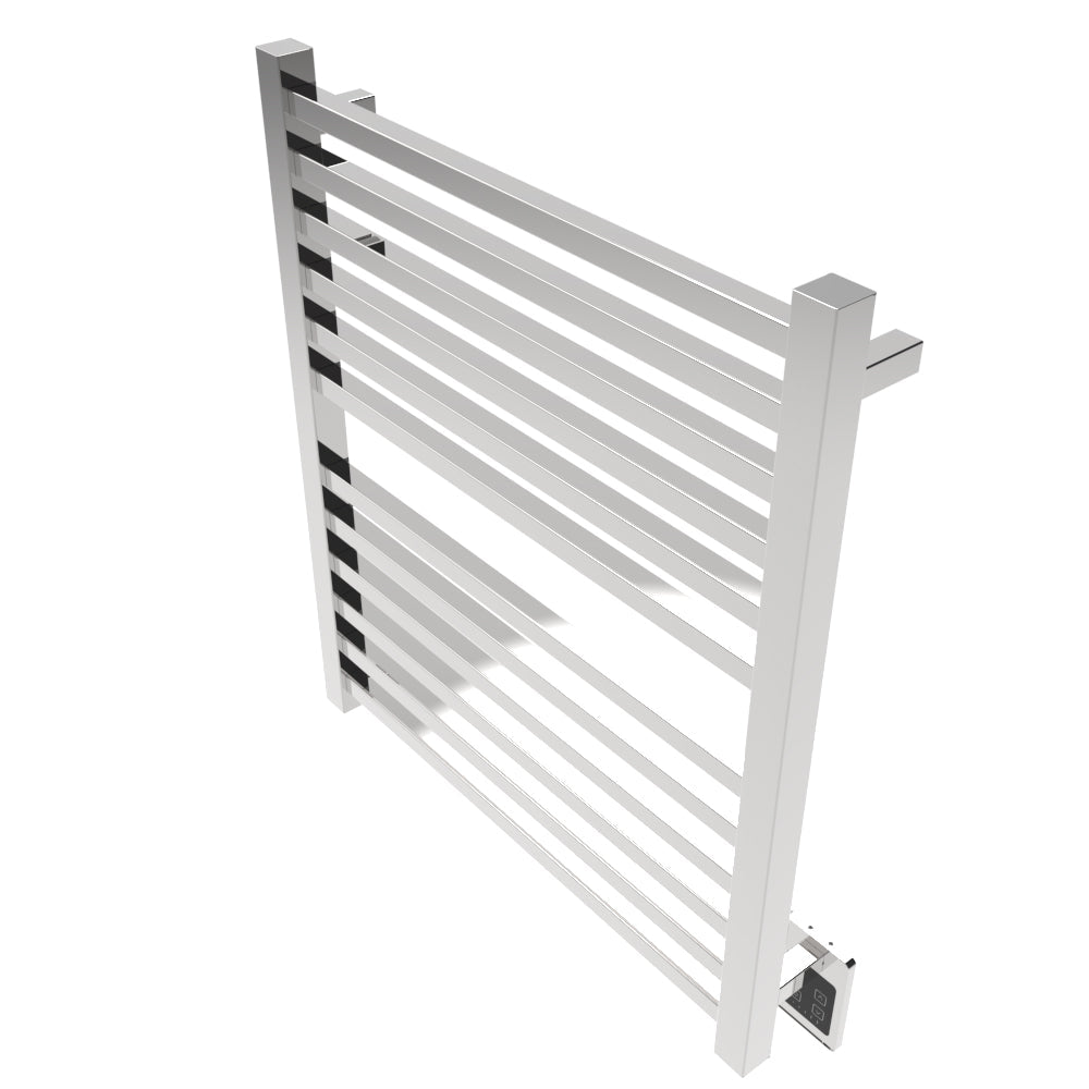 Amba Quadro Q2932 12-Bar Polished Stainless Steel Hardwired Towel Warmer