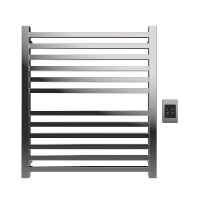 Amba Quadro Q2932 12-Bar Polished Stainless Steel Hardwired Towel Warmer