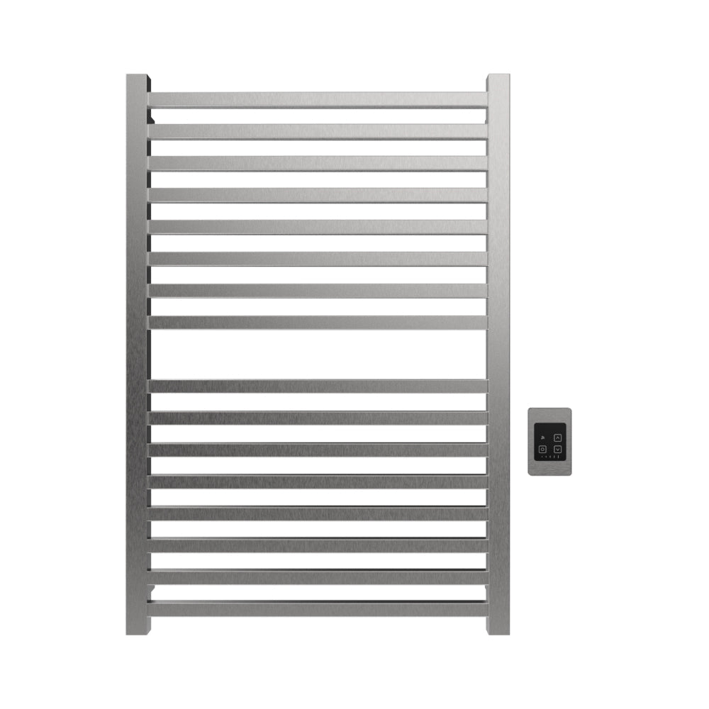 Amba Quadro Q2942 16-Bar Brushed Stainless Steel Hardwired Towel Warmer