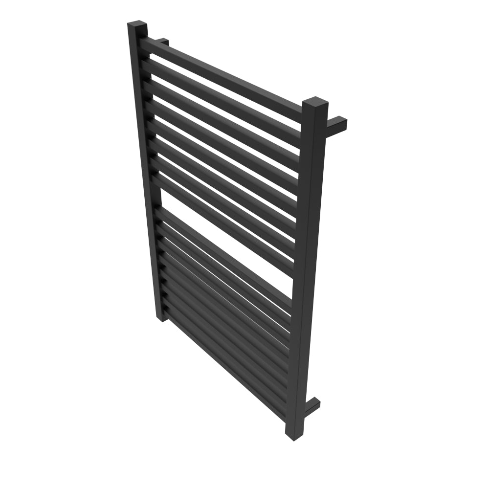 Amba Quadro Q2942 16-Bar Matte Black Hardwired Towel Warmer