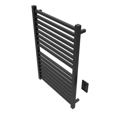 Amba Quadro Q2942 16-Bar Matte Black Hardwired Towel Warmer